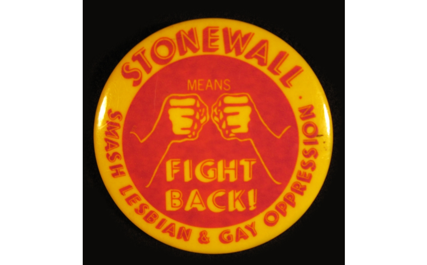 A Stonewall GLBT Button